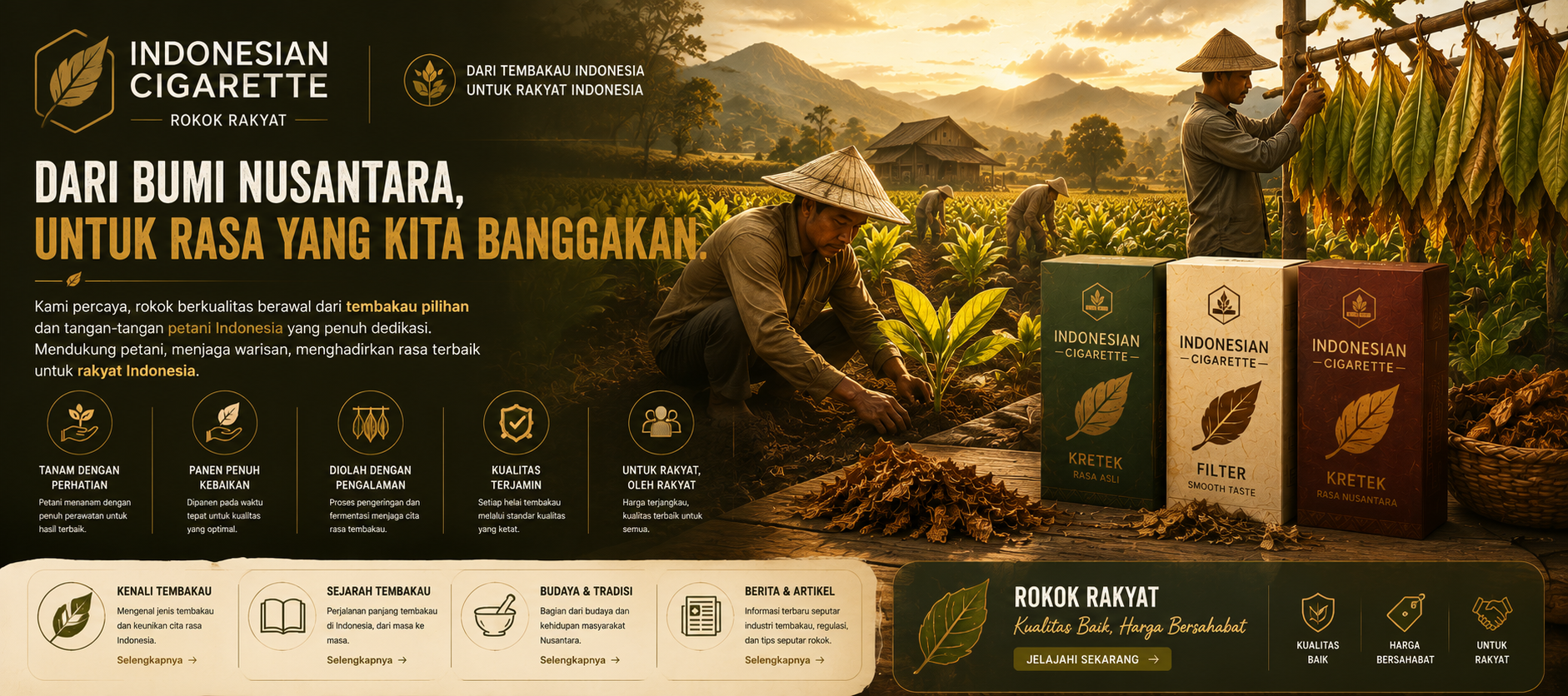 Dari Bumi Nusantara, untuk rasa yang kita banggakan