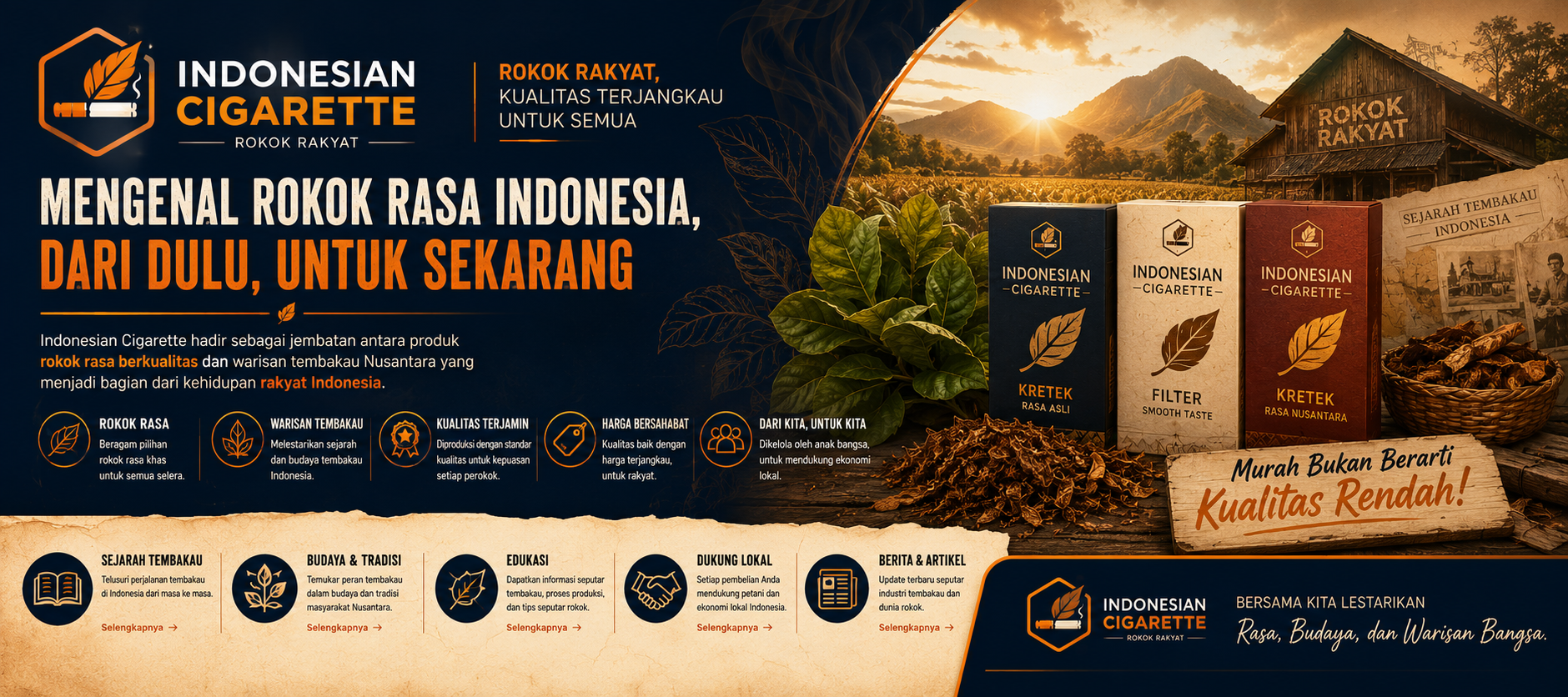 Mengenal rokok rasa Indonesia, dari dulu untuk sekarang